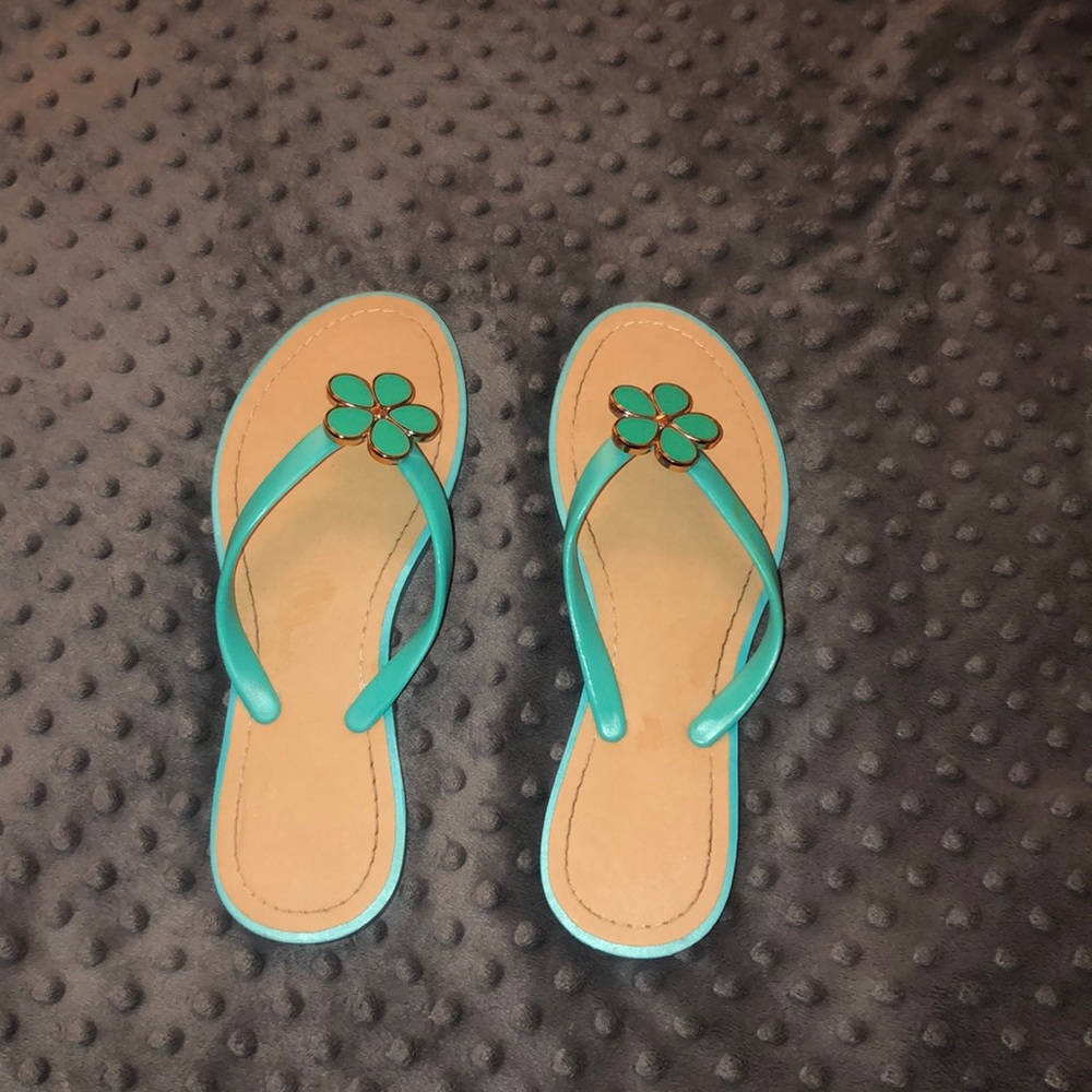 Turquoise Flip flops